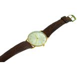 ACCURIST - A 9ct manual-wind Accurist gents wristwatch, with working 21 jewelled movement,