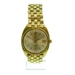 OMEGA - A gents steel gold plated Automatic Omega Constellation wristwatch,