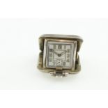 A silver manual-wind vest watch H/M Birmingham 1935,