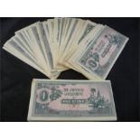 A quantity of Japanese invasion money, The Japanese Government One Rupee