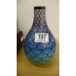 A Dennis Chinaworks vase "Fish scales", designed by Sally Tuffin, No. 2/20