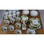 A Lawley part tea set along with a Royal Doulton "Sonnet" part coffee set