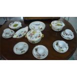 A collection of Royal Worcester tea and cook ware- mainly Wild Harvest pattern