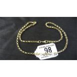 A 9ct gold necklace - 16.75g
