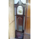 A "Tempus Fugit" C. Wood & Son grandmother clock