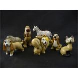 5 Wade Disney figures from Lady & the Tramp and one other etc. (7)