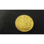 A 22ct gold Edward VII sovereign 1910