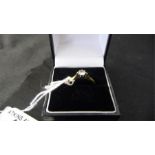 An 18ct gold diamond solitaire approx 0.2 ct- total weight 2.8g