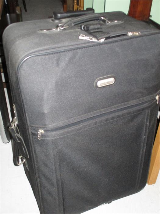 A set of three suitcases