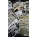 A collection of antique and vintage postcards