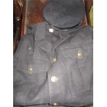 A vintage Sea Cadet uniform (38) and a Speedway cap