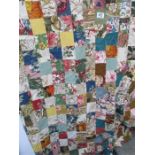 A vintage patchwork quilt