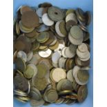 A quantity of various coins