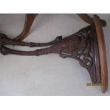 A pair of pub style cast iron consuls