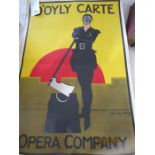 A D'oyly Carte poster for the Opera Company