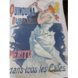 After Jules Cheret, A Quinquina Dubonnet poster, printed by Imprimerie Chaix, Paris