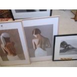 A pair of Philippe Boudoy prints and 2 photographs of nudes