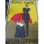 A D'oyly Carte poster for the Opera Company