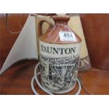 A Taunton cider lamp - shade A/F