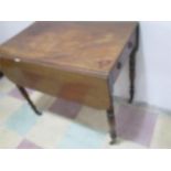 A Georgian Pembroke table with single drawer