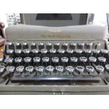 An Imperial "The Good Companion" vintage typewriter in case