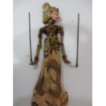 A Wayang Golek rod puppet