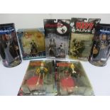 7 various figures including, Babylon 5, Kiss, The Rocky Horror Show, Alien Resurrection and Sleepy