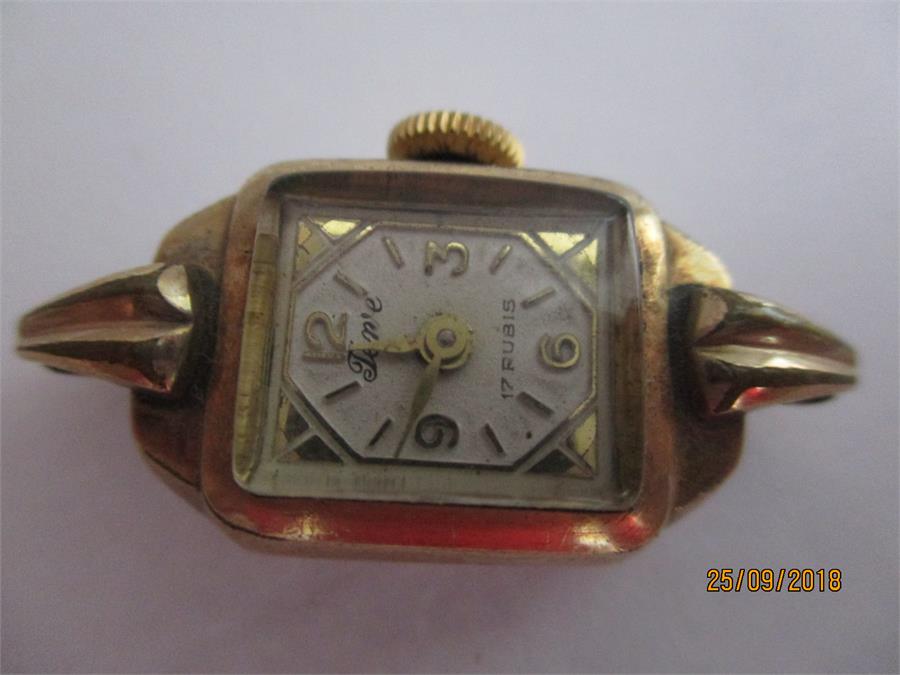 Six various watches including a 925 silver gent's watch, Geneva, Rotary, Oris etc. - Image 5 of 7