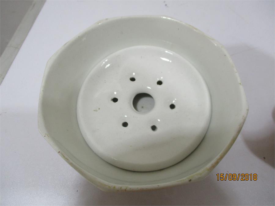 A Staffordshire jug and bowl set "Octagon" - Image 7 of 7