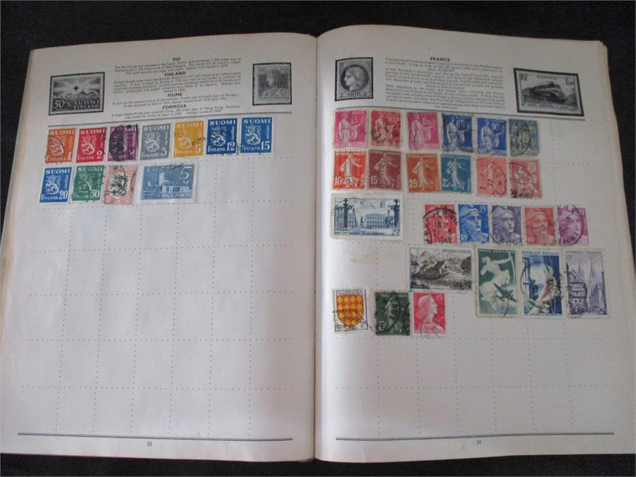 A stamp album containing a collection of worldwide stamps - Image 5 of 6