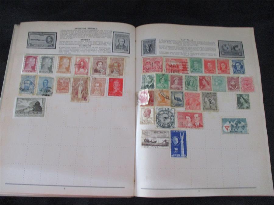 A stamp album containing a collection of worldwide stamps - Image 6 of 6