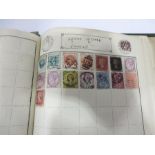 An album of various stamps