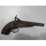 An antique percussion cap pistol A/F