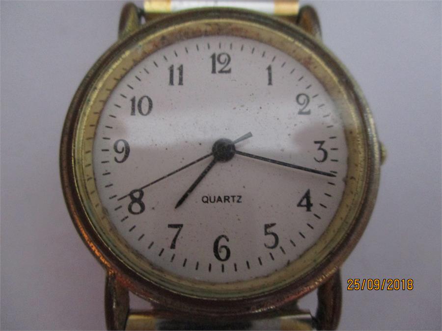 Six various watches including a 925 silver gent's watch, Geneva, Rotary, Oris etc. - Image 6 of 7