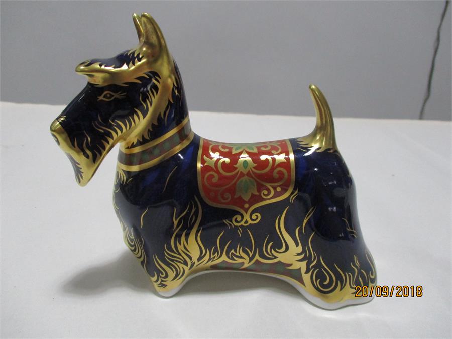 Royal Crown Derby Paperweights with gold stoppers - An exclusive Collectors Guild signed Scruff - Image 4 of 8