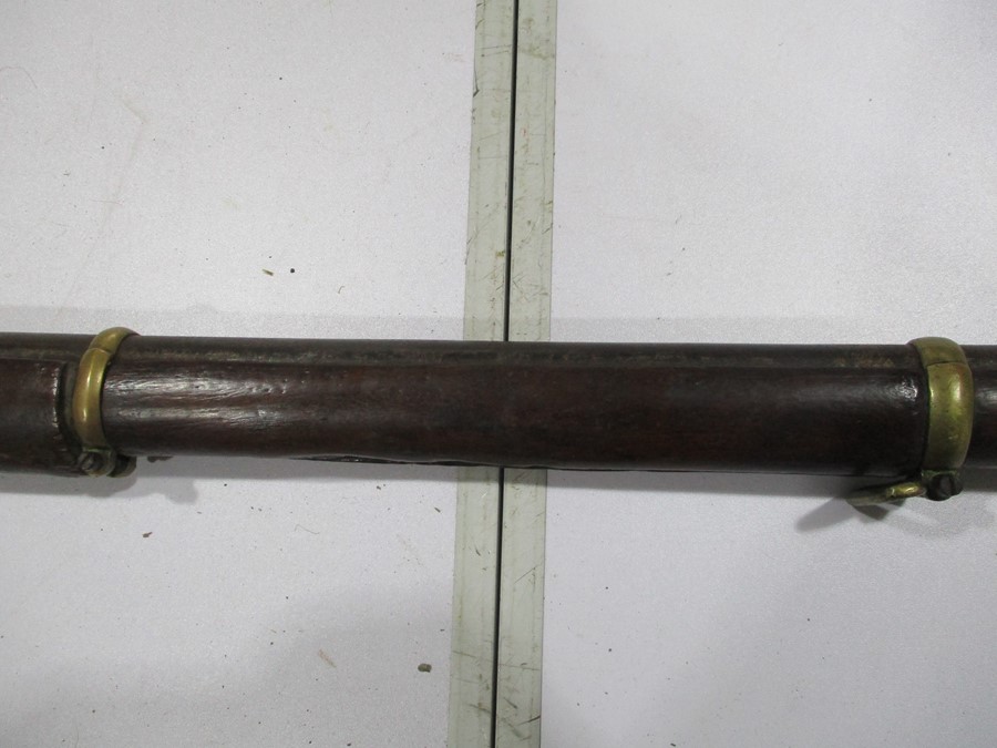 A 19th century muzzle loading percussion cap rifle A/F - Image 10 of 20