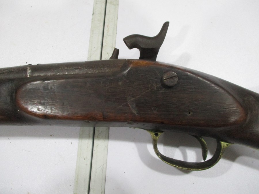 A 19th century muzzle loading percussion cap rifle A/F - Image 17 of 20