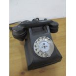 A vintage bakelite GEC telephone