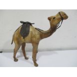 A leather covered camel, 35.5cm height