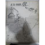 Two albums of sketches and drawings by Valentine O'Dwyer dated 1911 and 1912 ( please note all