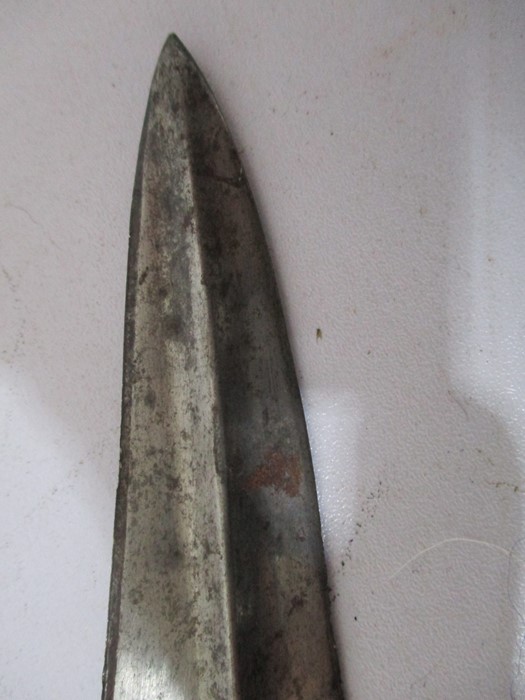 A Jambiya dagger with SCM mounted handle, Middle Eastern, no scabbard - Image 5 of 5