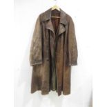 A leather WW1 Flying Royal Corp coat