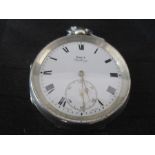 A hallmarked silver Kay's Challenge pocket watch, Birmingham 1946