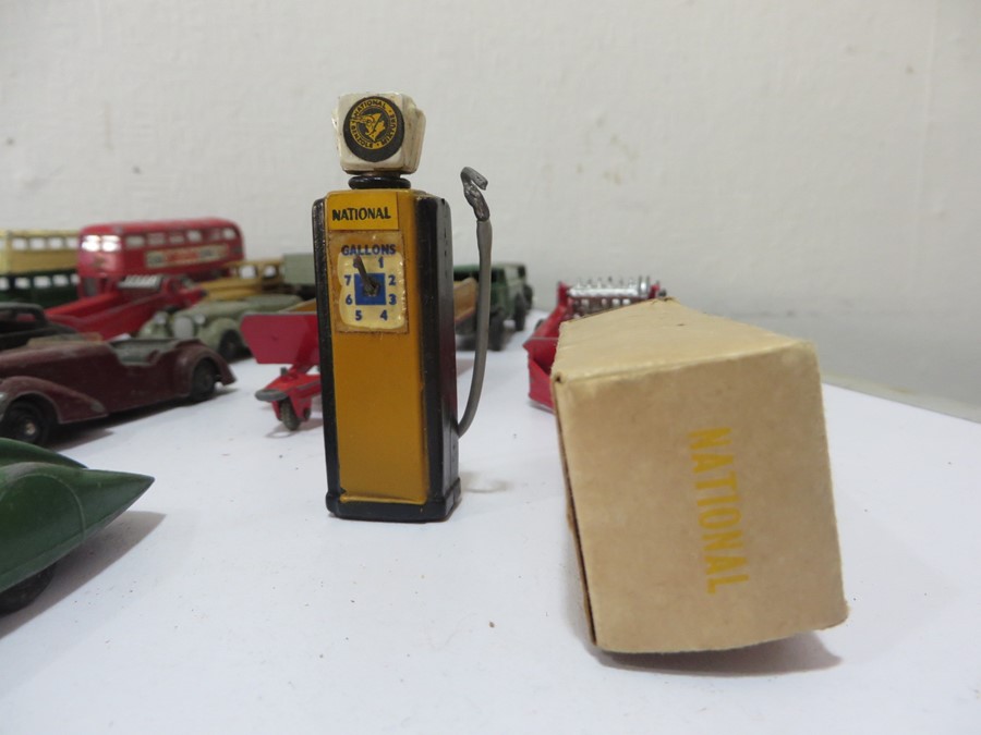 A quantity of diecast Dinky toys and cars including M.G Record Car, H.W.M (23J), Routemaster Bus, - Image 4 of 15