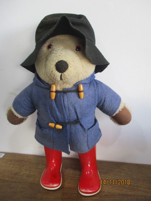 Paddington Bear along with a dog soft toy - Image 2 of 6