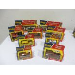 A quantity of boxed Dinky Diecast Toys including two Cindrella's Coaches, Refuse Wagon, Princess