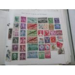 Two albums of various stamps