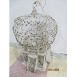 A small Islamic style wire work bird cage