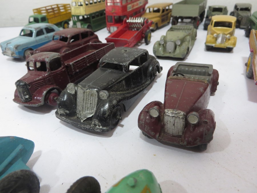 A quantity of diecast Dinky toys and cars including M.G Record Car, H.W.M (23J), Routemaster Bus, - Image 5 of 15