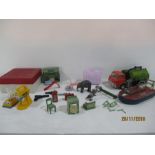 Dinky Dolly Varden items, Dinky Toys Hovercraft and Roadsweeper, Britains LTD figures etc